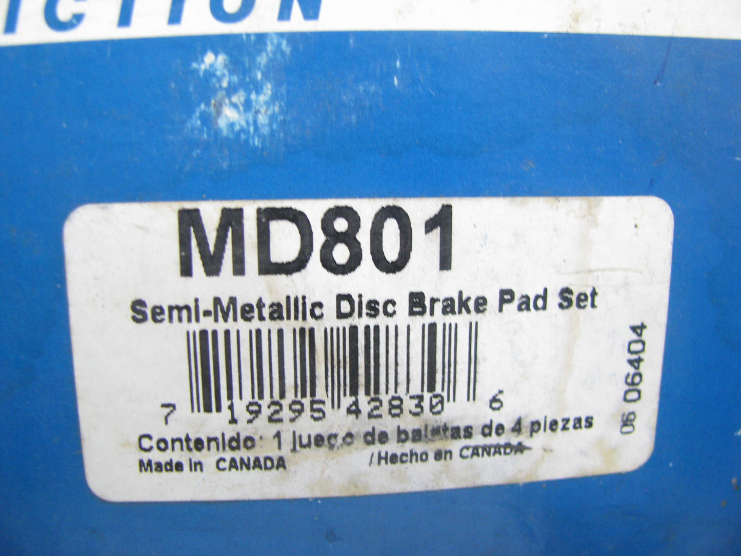 Kemparts MD801 Semi-metallic Disc Brake Pads - Front