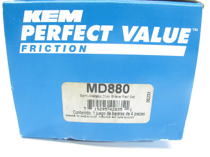 Kemparts MD880 Front DIsc Brake Pads for 2001-2004 Volkswagen EuroVan