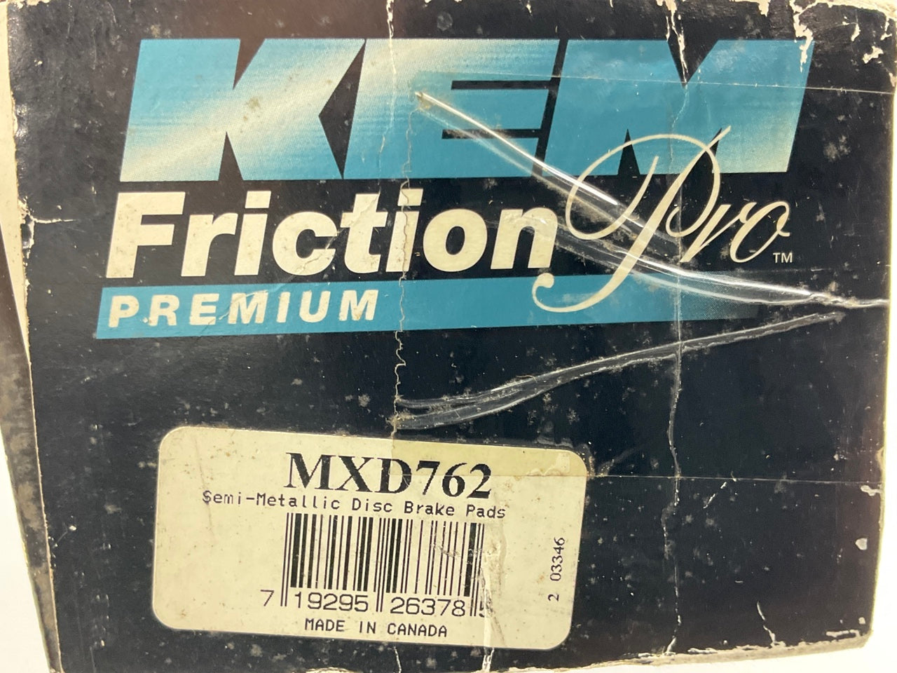 Kemparts MXD762 Front Disc Brake Pads 1998-2000 Contour V6 2.5L SVT W/o Wire