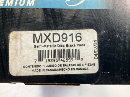 Kemparts MXD916 Front Brake Pads For 2006-2012 Porsche 911