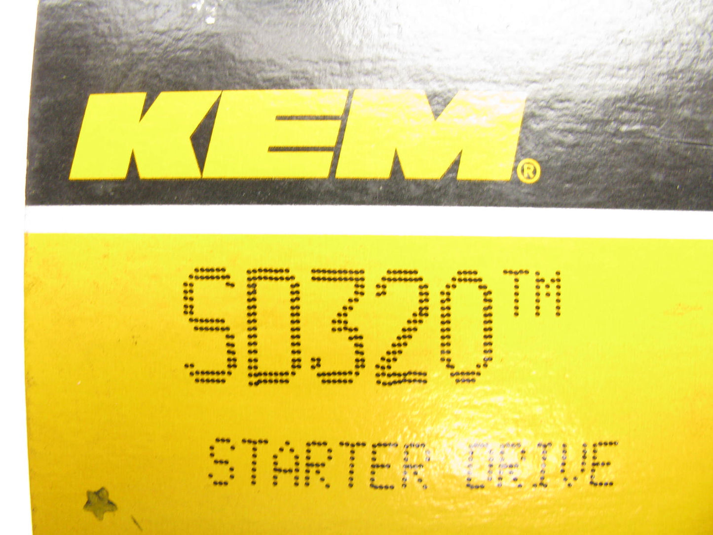 New Kemparts SD320 Starter Motor Drive