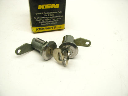 Kemparts TL113 Chrome Front Door Lock Tumblers W/ Keys