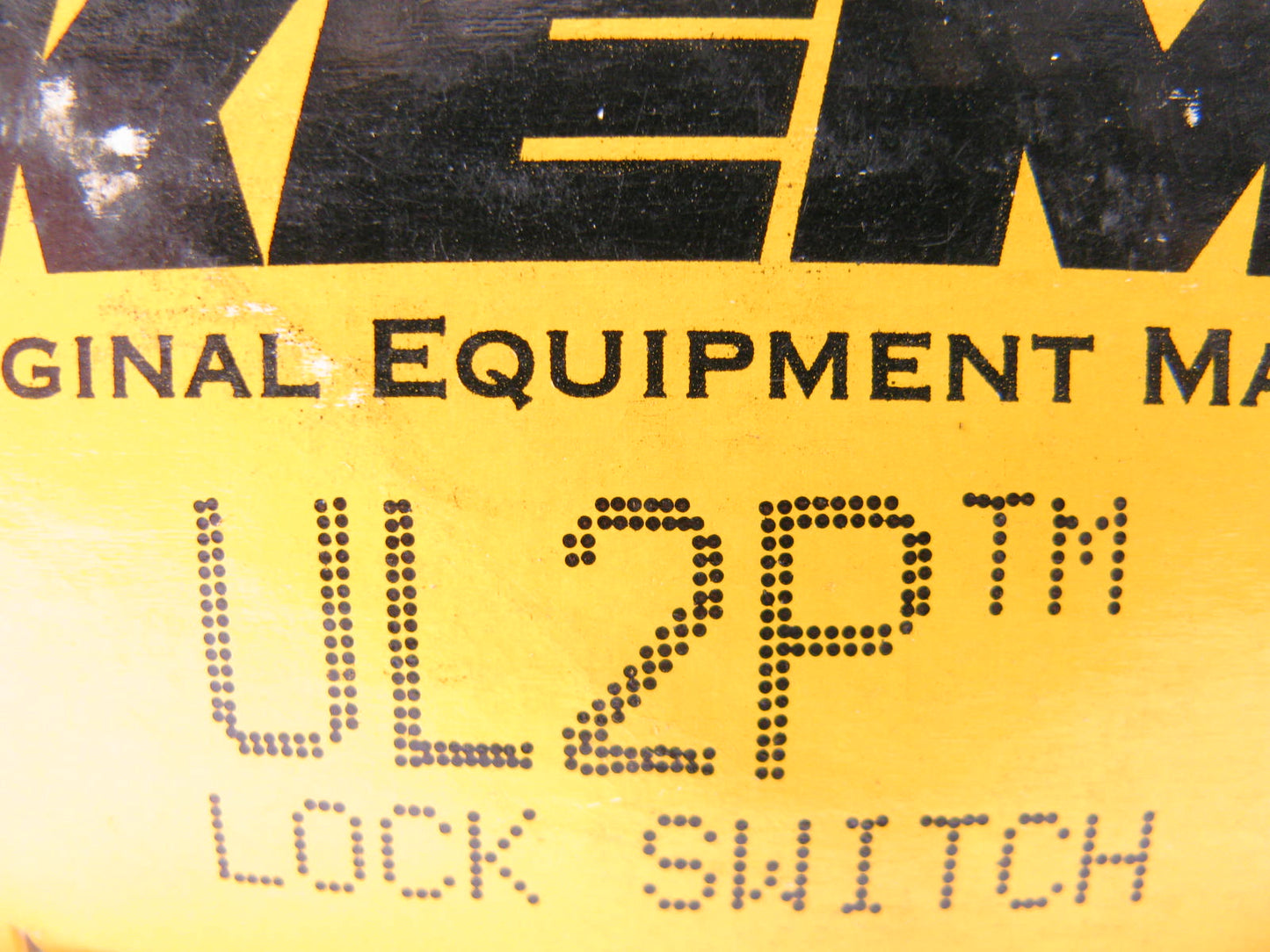 Kemparts UL2P Universal Ignition Starter Switch - 2 Terminal, 10 AMP 12 Volt