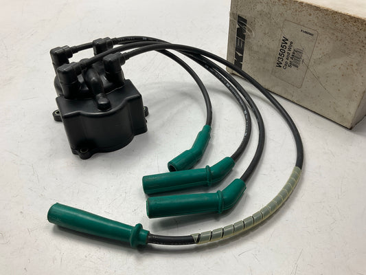 Kemparts W3505W Ignition Spark Plug Wire Set For 1990 Toyota Tercel 1.5L-L4