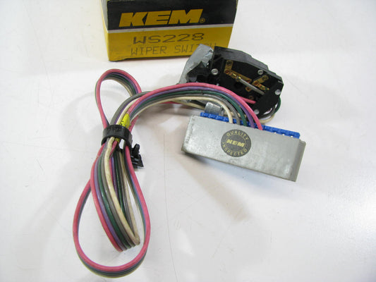Kemparts WS228 Windshield Wiper Switch 1988 Oldsmobile Toronado W/ Pulse Wipers