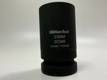 Ken-tool 30366 33mm Impact Socket, 1'' Drive