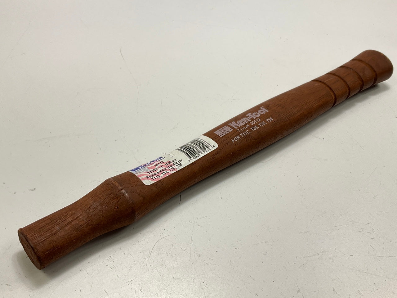 Ken-Tool T11CH 35119 17'' Hickory Wood Handle For T11C, T34, And T36 Hammer