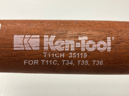 Ken-Tool T11CH 35119 17'' Hickory Wood Handle For T11C, T34, And T36 Hammer