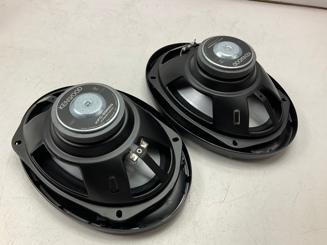 Kenwood KFC-6966S 6 X 9 Inch 400-Watt 3-Way Flush Mount Coaxial Car Speakers