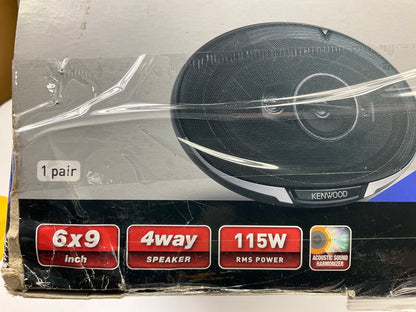 Kenwood KFC-6985PS 6x9'' 600 Watt 4-Way Car Audio Coaxial Speakers Stereo