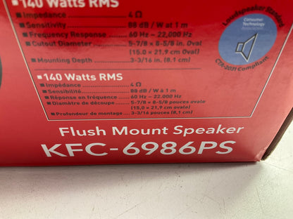 Kenwood KFC-6986PS 6'' X 9'' 4-Way Speakers