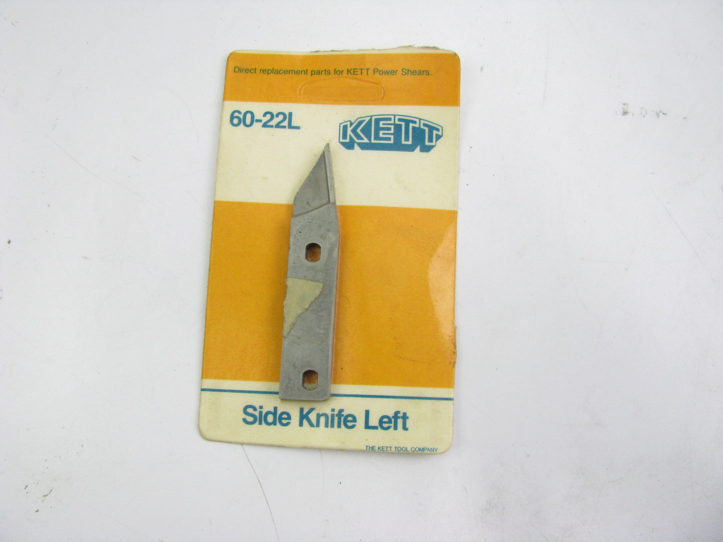 Kett 60-22L Replacement Left Side Blade For 40-20, 42-20 & 60-20 Shear Heads