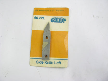Kett 60-22L Replacement Left Side Blade For 40-20, 42-20 & 60-20 Shear Heads