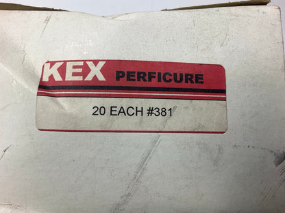 KEX KX-381 Patch-N-Plug Non-Reinforced Patches For 6mm Tire, 20 Patches