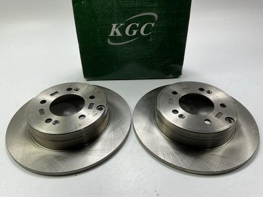 (2) KGC 584113K110 Rear Brake Rotor For 2012-2017 Kia Optima, 2006-2018 Sonata