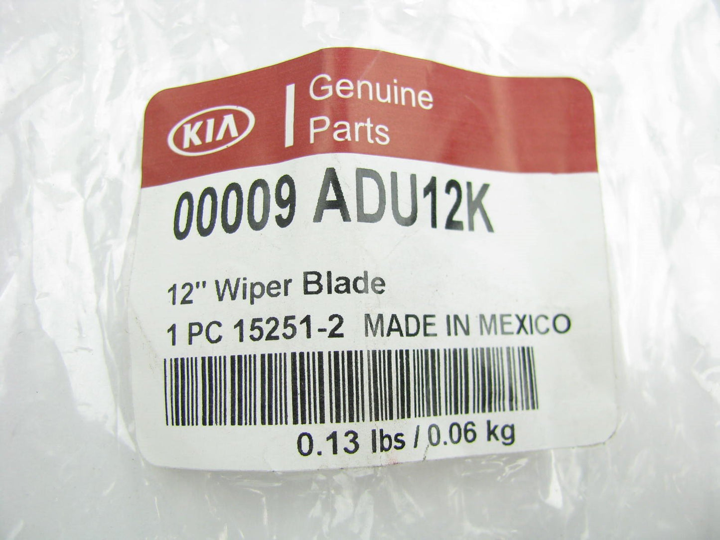 New Genuine Rear Window Back Glass Wiper Blade OEM For 11-18 Forte 00009ADU12K