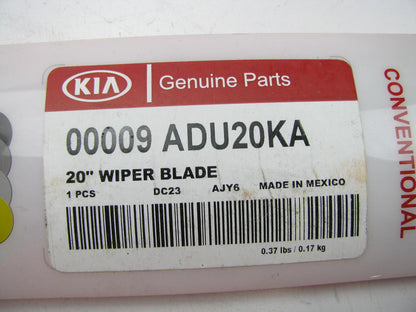 NEW GENUINE Windshield Wiper Blade - 20 Inch OEM For Kia 00009ADU20KA