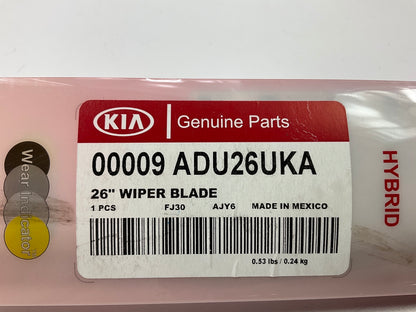 NEW GENUINE 26'' Windshield Wiper Blade OEM For Kia 00009ADU26UKA