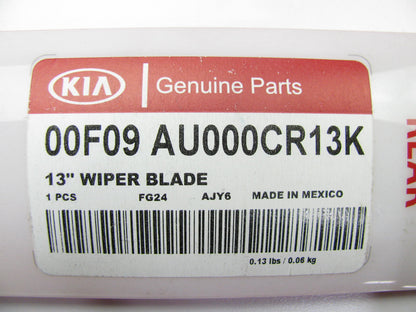 NEW GENUINE 00F09AU000CR13K UNIVERSAL REAR 13'' Wiper Blade OEM For Kia