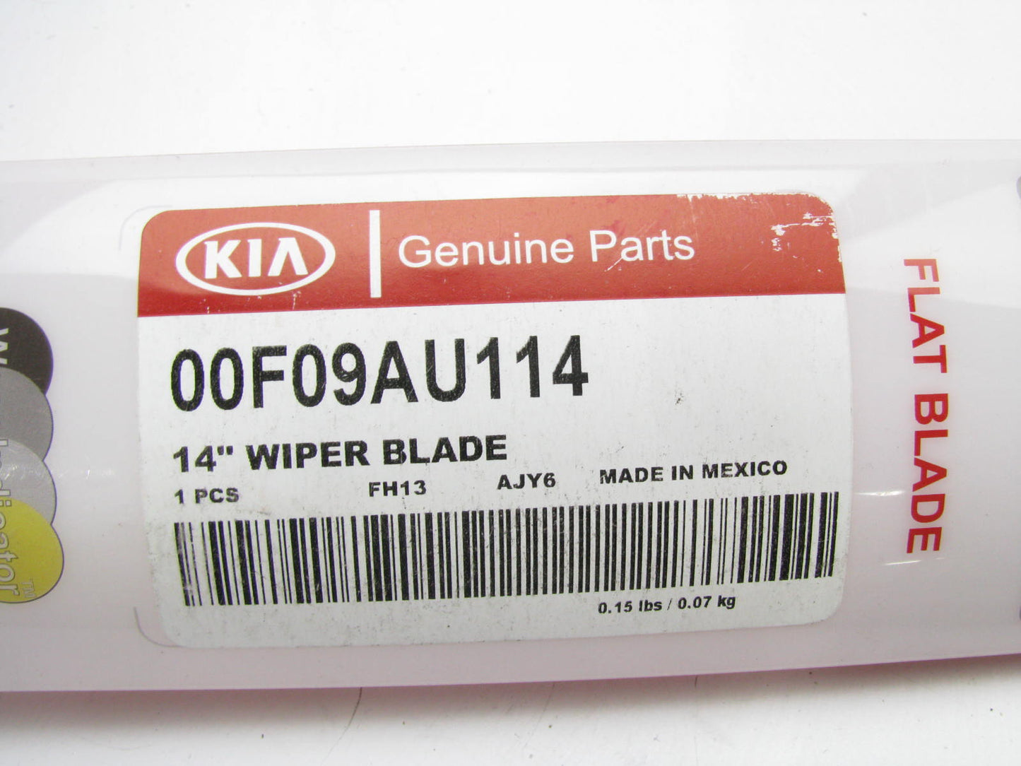 NEW GENUINE 14'' Flat REAR Back Glass Wiper Blade OEM For Kia 00F09AU114