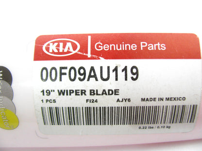 NEW GENUINE 00F09AU119 UNIVERSAL 19'' Windshield Wiper Blade OEM For Kia