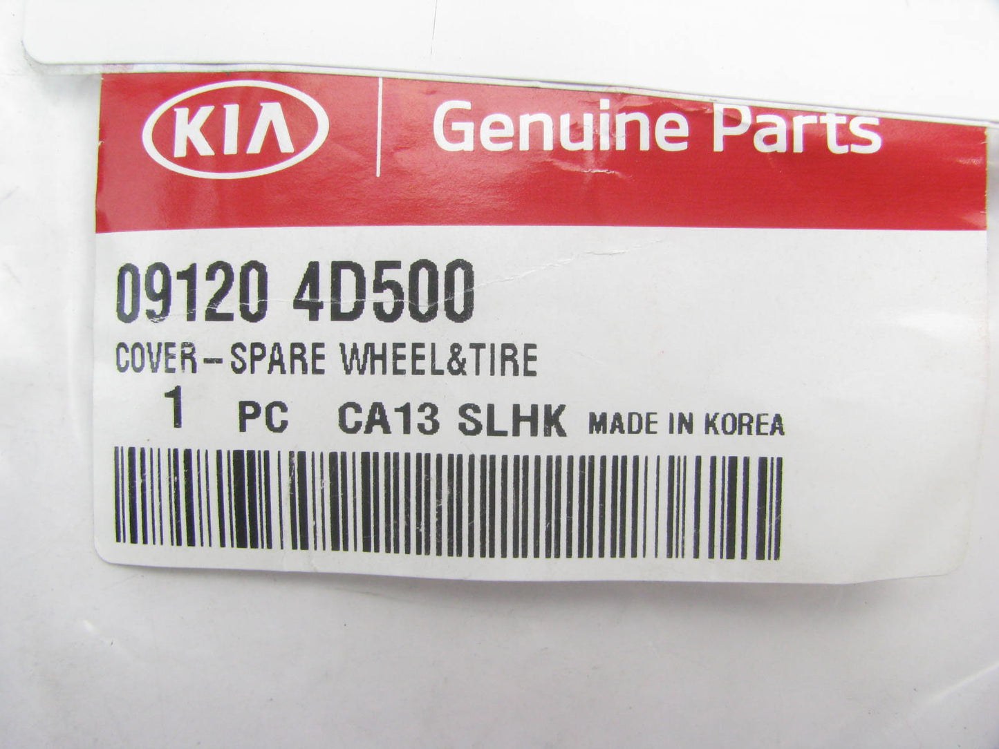 NEW - OEM 091204D500 Spare Wheel & Tire Cover For 2006-2018 Kia Sedona