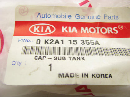 New Genuine Engine Coolant Reservoir Tank Bottle Cap OEM For Kia 0K2A115355A