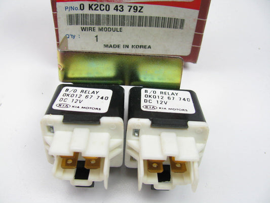 NEW - OEM GENUINE ABS Anti Lock Brake System Relays For 01-04 Spectra 0K2C04379Z