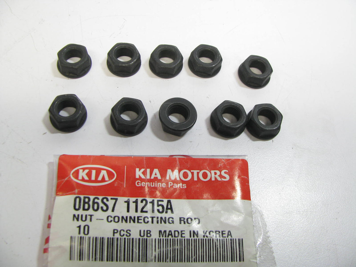 (10) NEW - OEM 0B6S711215A Connecting Rod Nut For 97-01 Kia Sephia 00-04 Spectra