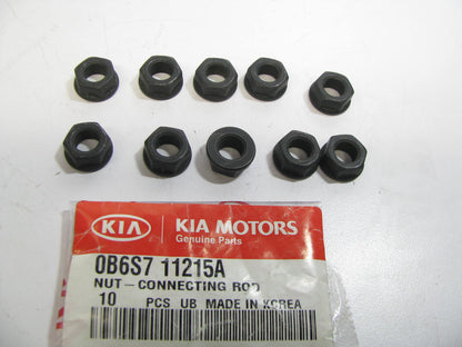 (10) NEW - OEM 0B6S711215A Connecting Rod Nut For 97-01 Kia Sephia 00-04 Spectra