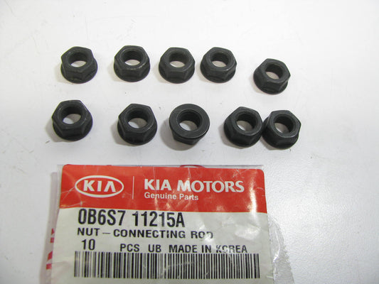 (10) NEW - OEM 0B6S711215A Connecting Rod Nut For 97-01 Kia Sephia 00-04 Spectra
