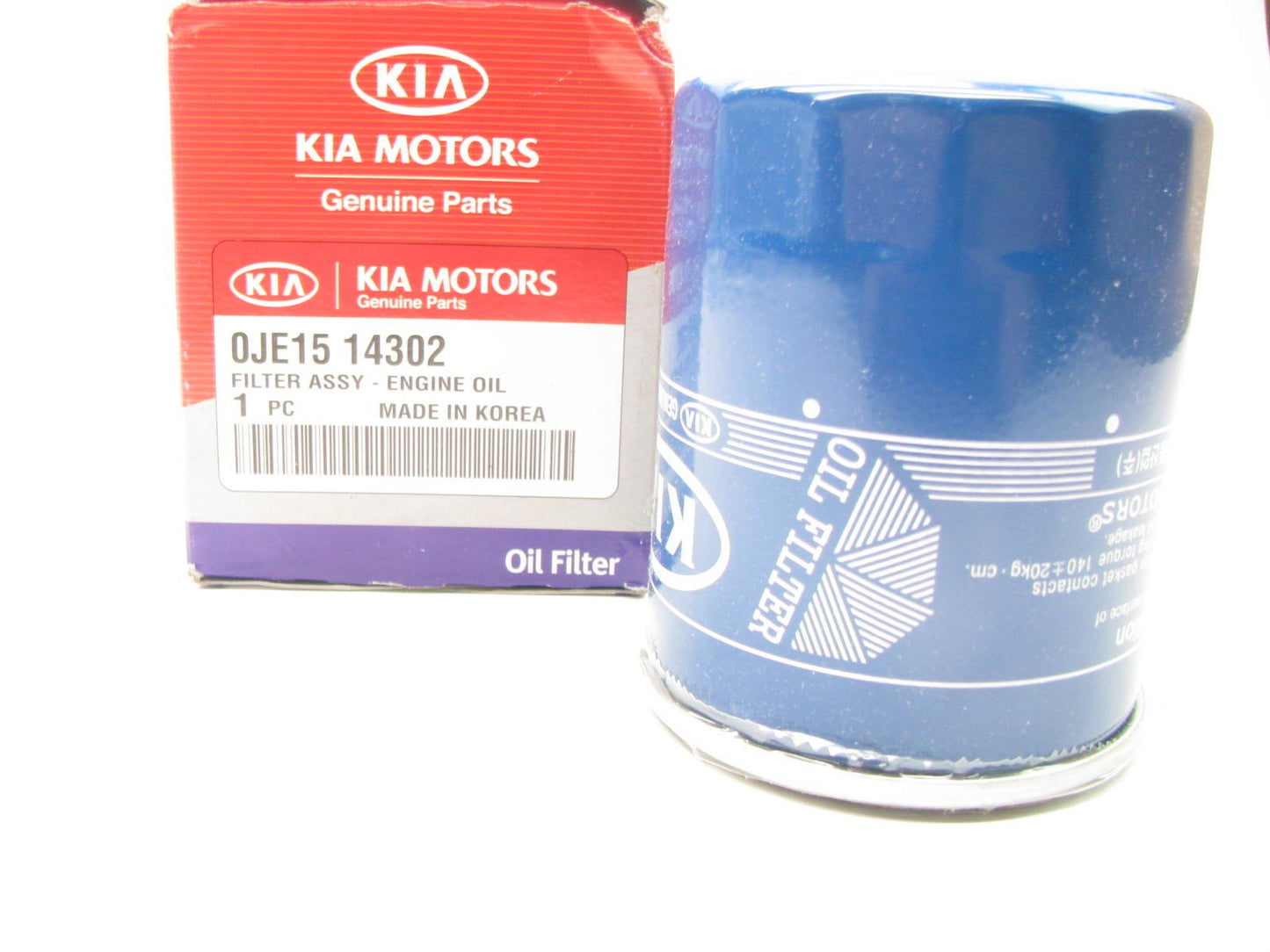 NEW GENUINE Engine Oil Filter OEM For Kia 0JE1514302