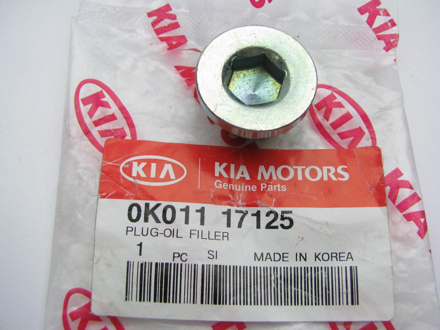 New OEM Transmission Oil Filler Plug For 97-02 Kia Sportage 0K01117125