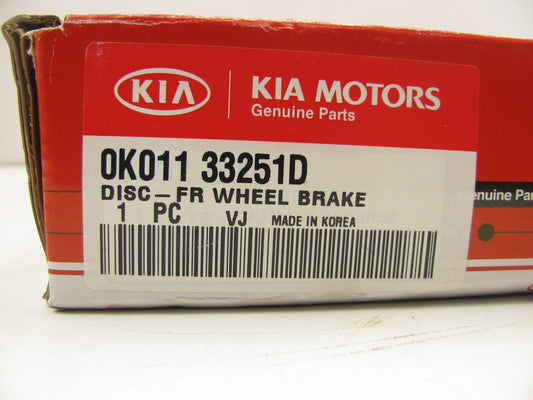 (2) NEW GENUINE FRONT Disc Brake Rotors OEM For 1995-2002 Sportage 0K01133251D