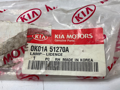 NEW License Plate Light Lamp OEM For 1998-2002 Kia Sportage 0K01A51270A