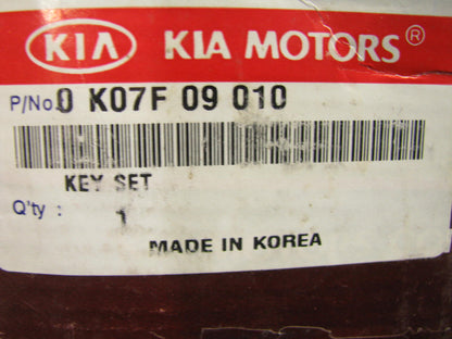 New Genuine OEM KEY Set, Ignition, Door, Glove, Trunk  0K07F09010