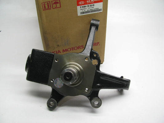 NEW - OEM Front Left Steering Knuckle 0K084-33-031B For 1998-02 Kia Sportage 2WD