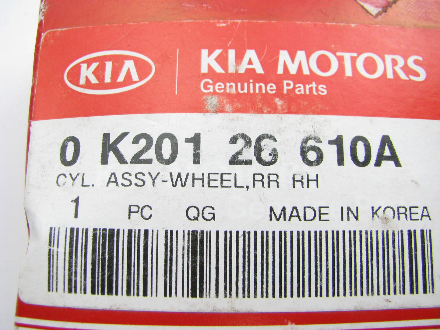 New Rear Right Passengers Side Drum Brake Wheel Cylinder OEM For Kia 0K20126610A