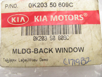 New Rear Window Reveal Trim Moulding Seal OEM For 93-95 Kia Sephia 0K203 50 609C