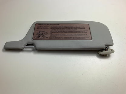 NEW Left Drivers Gray Sun Visor OEM For 1995 Kia Sephia W/O Sunr. 0K20A69320A06