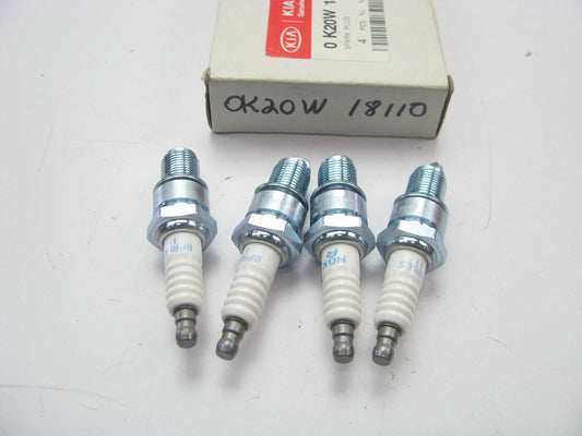 (4) NEW - OEM 0K20W18110 NGK BPR5ES11 Spark Plugs For 1994-2006 Kia 2.4L-L4