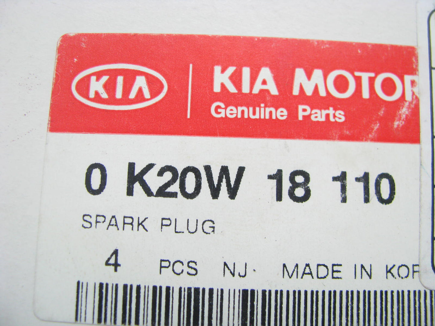 (4) NEW - OEM 0K20W18110 NGK BPR5ES11 Spark Plugs For 1994-2006 Kia 2.4L-L4