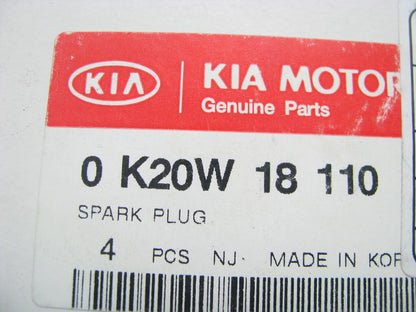 (4) NEW - OEM 0K20W18110 NGK BPR5ES11 Spark Plugs For 1994-2006 Kia 2.4L-L4