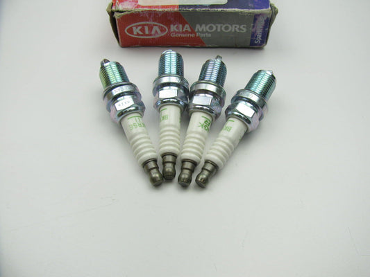 (4) New Genuine Spark Plugs OEM For 94-97 KIA Sephia, 97-02 Sportage 0K23A18110