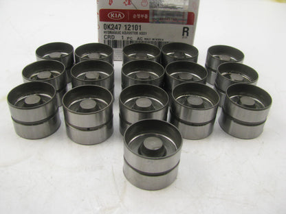 (16) NEW GENUINE Valve Lifters OEM For 95-05 Kia 1.5L, 1.6L, 1.8L 0K247-12101