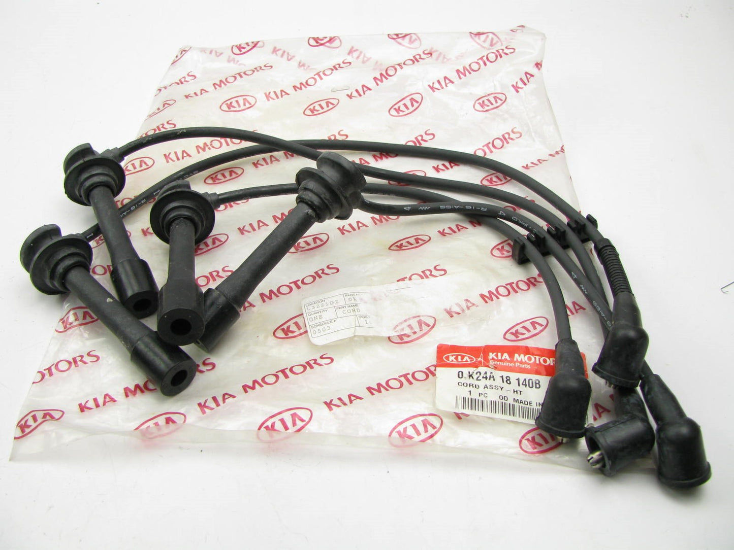 NEW GENUINE Ignition Spark Plug Wire Set OEM For 1996-97 Kia Sephia 0K24A18140B