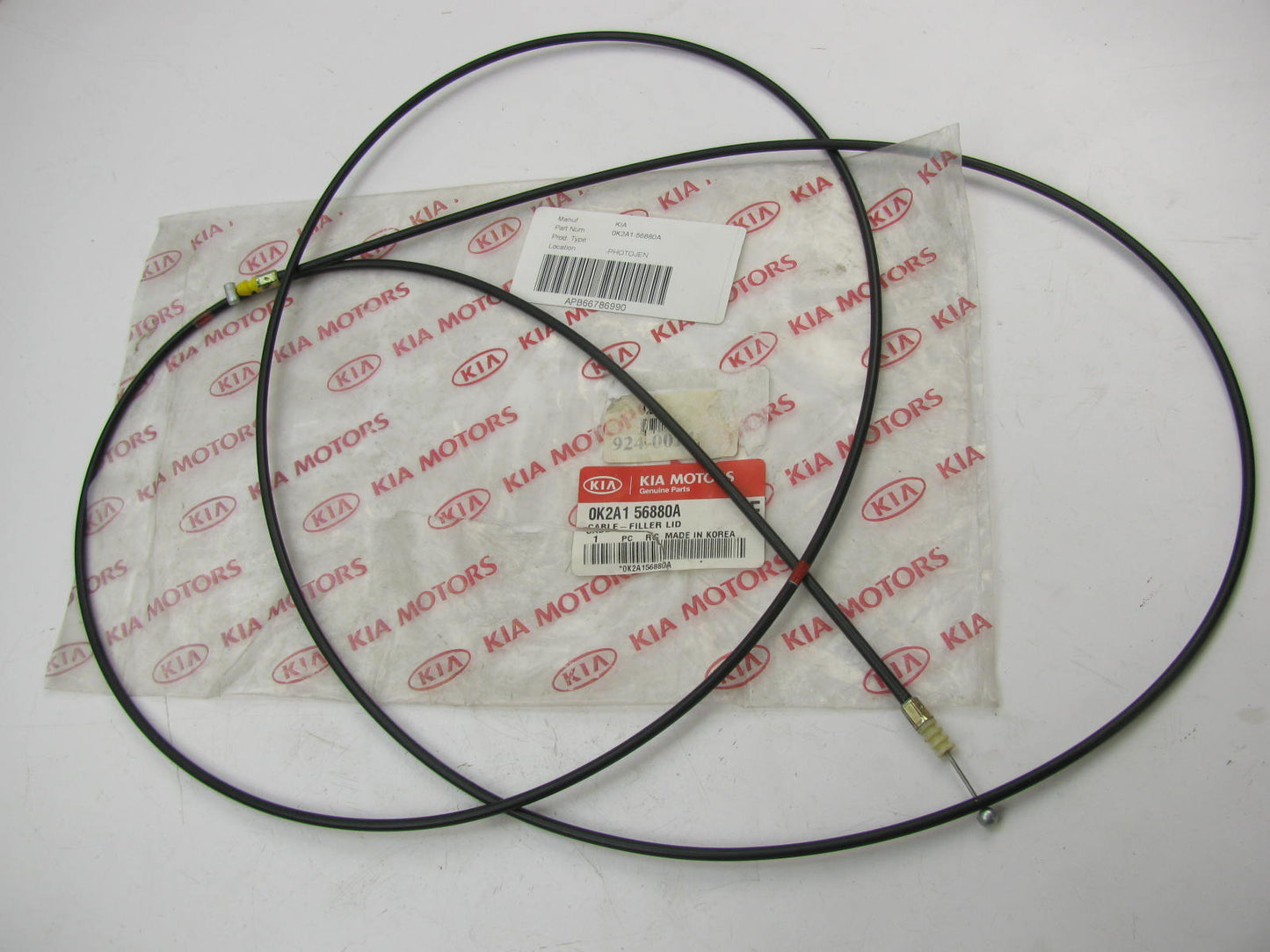 NEW GENUINE Fuel Gas Tank Door Release Cable OEM For 98-01 Sephia 00-04 Spectra