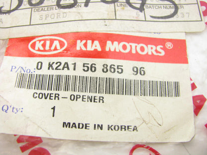 NEW - OEM 0K2A15686596 Fuel Lid Opener Cover For 97-01 Kia Sephia 00-04 Spectra