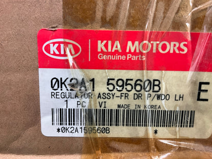 NEW - OEM Front Window Regulator Left Driver For 2000-04 Kia Spectra 0K2A159560B