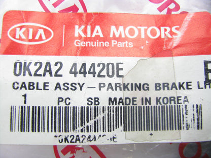 New GENUINE OEM Rear Left Side Parking Brake Cable 98-01 Sephia, 00-04 Spectra